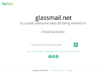 Tablet Screenshot of glassmail.net